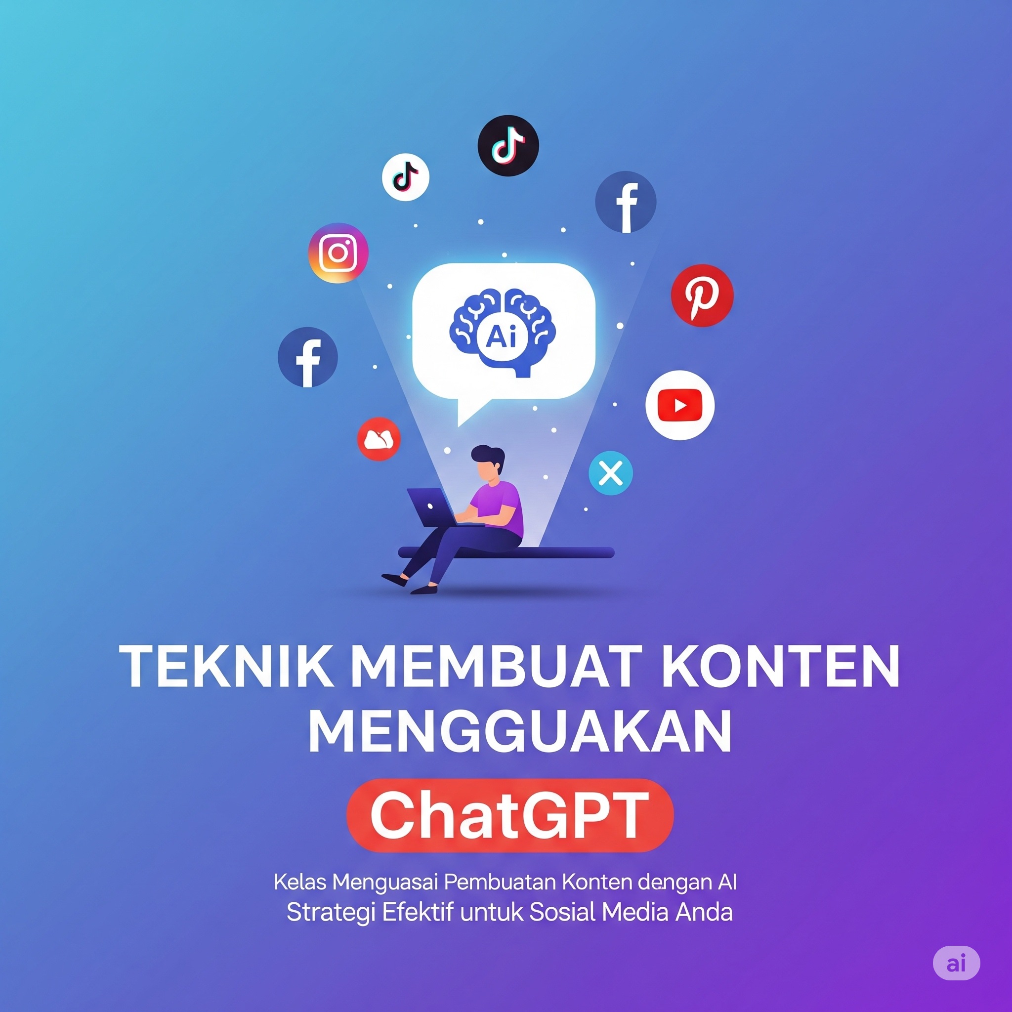 Teknik Membuat Konten Sosmed Menggunakan ChatGPT