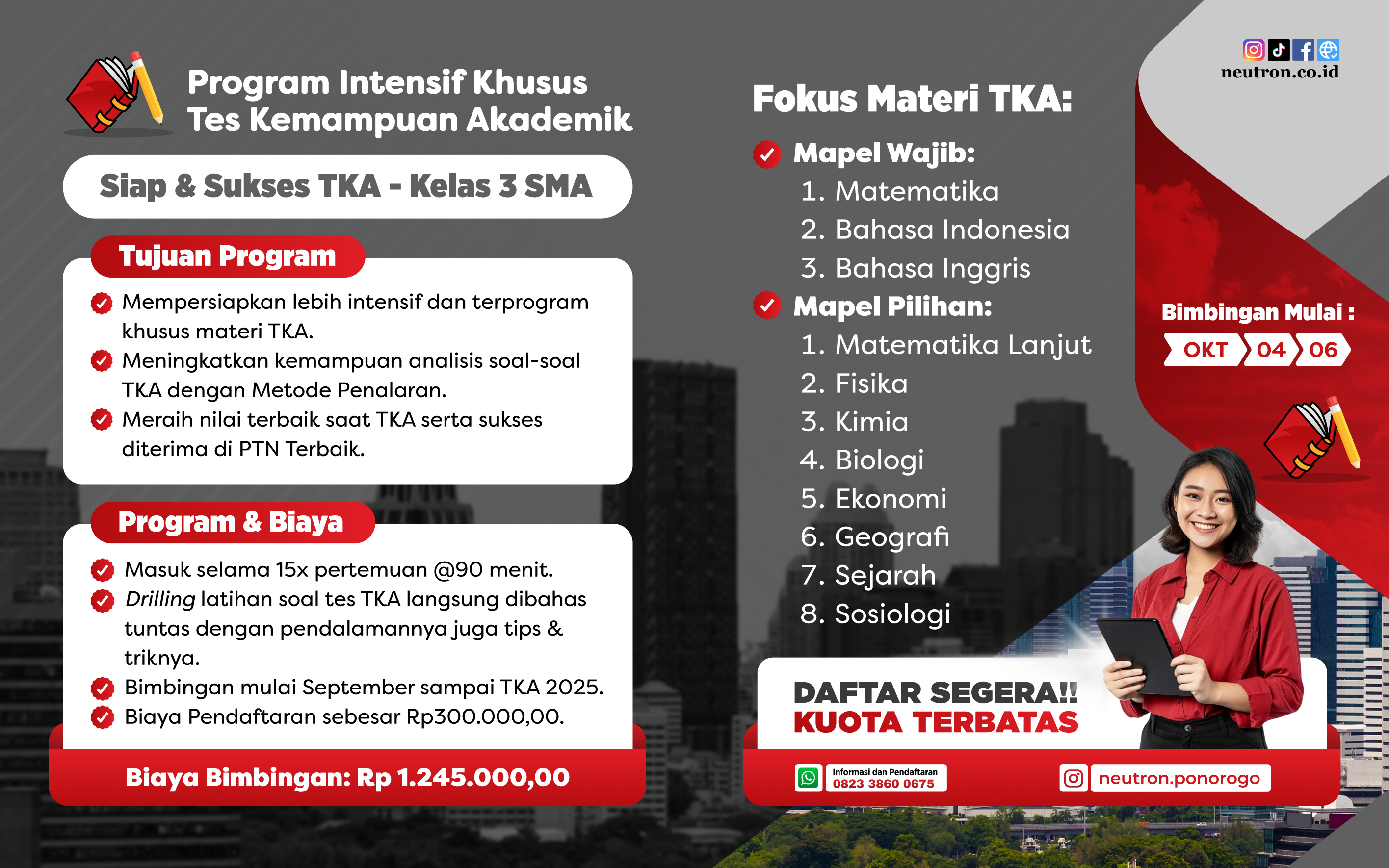 PROGRAM SIAP LEBIH DINI 3 SMA